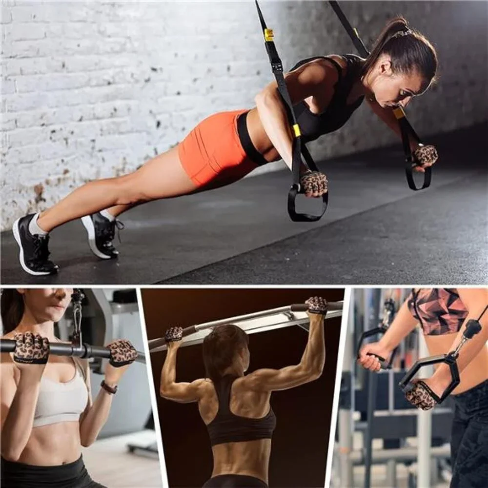 Minimal Workout Gloves,Short Micro Weight Lifting Gloves Grip Pads with Full